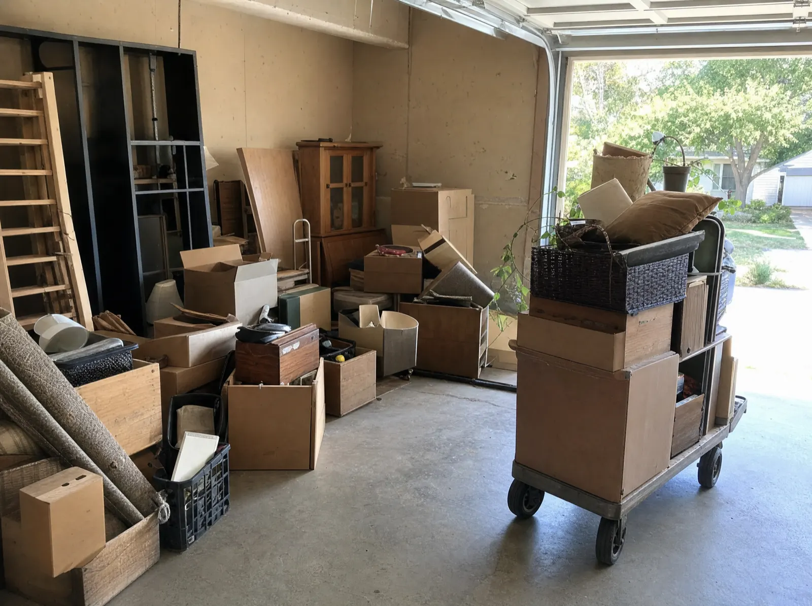 Mid-job at a property in Kirkwood